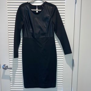 Large BCBG-Maxazria black long sleeve dress